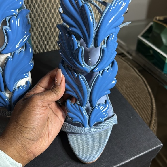 Denim Giuseppe pumps - Picture 9 of 15